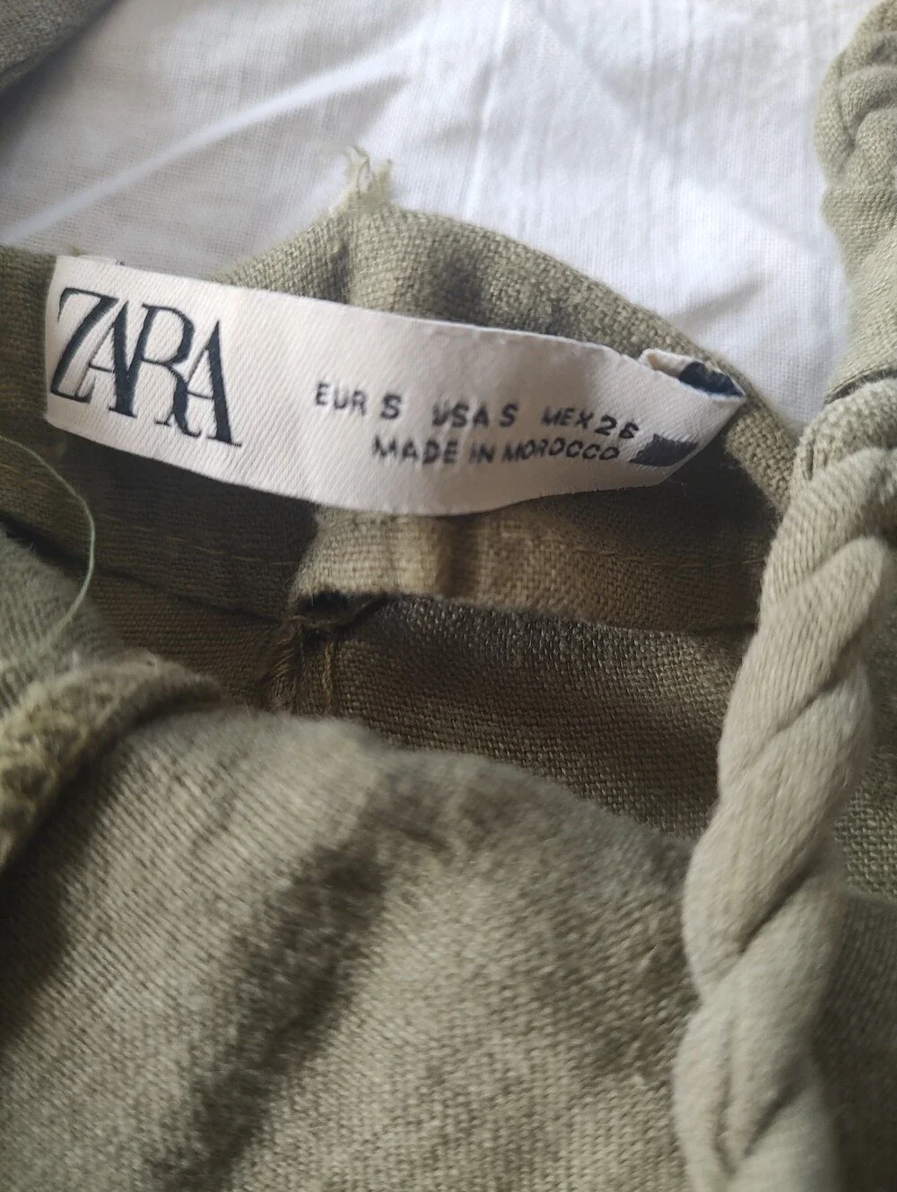 Zara Olive Green Halter Neck Maxi Jumpsuit